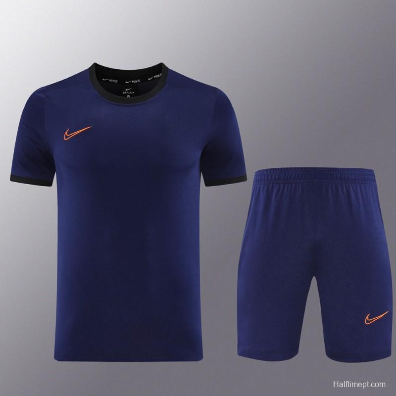 2025 NIKE Navy Short Sleeve Jersey + Shorts