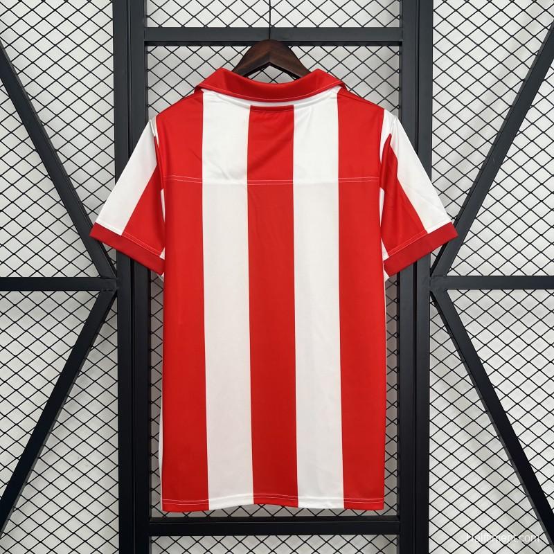 03/04 Retro Atletico Madrid Centenary Home Stadium Jersey