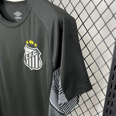 2025/26 Santos Black Goalkeeper Jersey