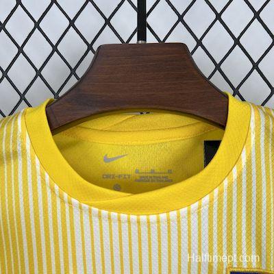 2025/26 Kids Atletico Madrid Yellow Goalkeeper Jersey