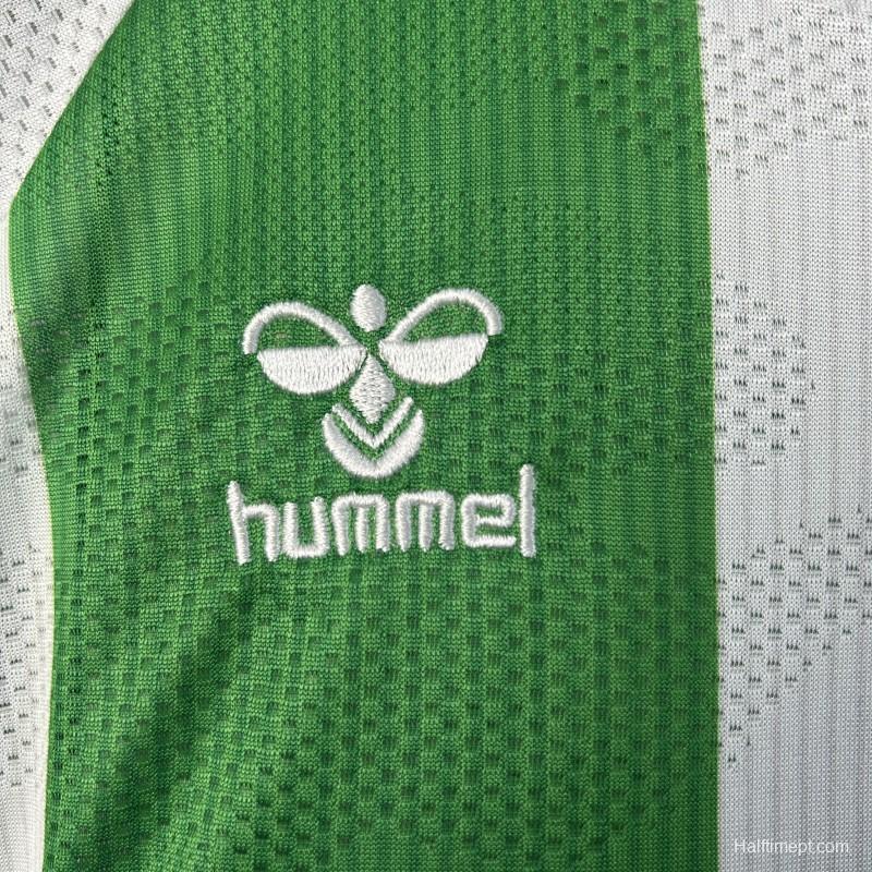 25/26 Kids Real Betis Home Size 16-28 Jersey