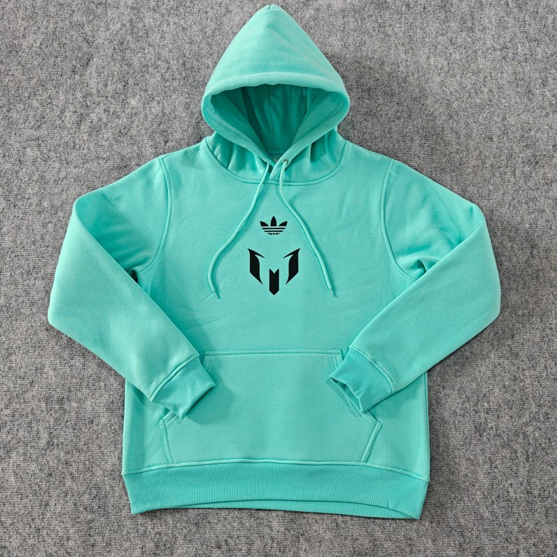 25/26 Inter Miami Messi Fleece-lined Hoodie 9 Color Full Zipper Jacket + Long Pants