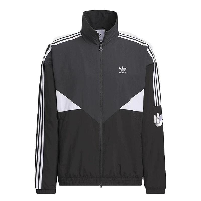 2025 Adidas Black/White Windbreaker