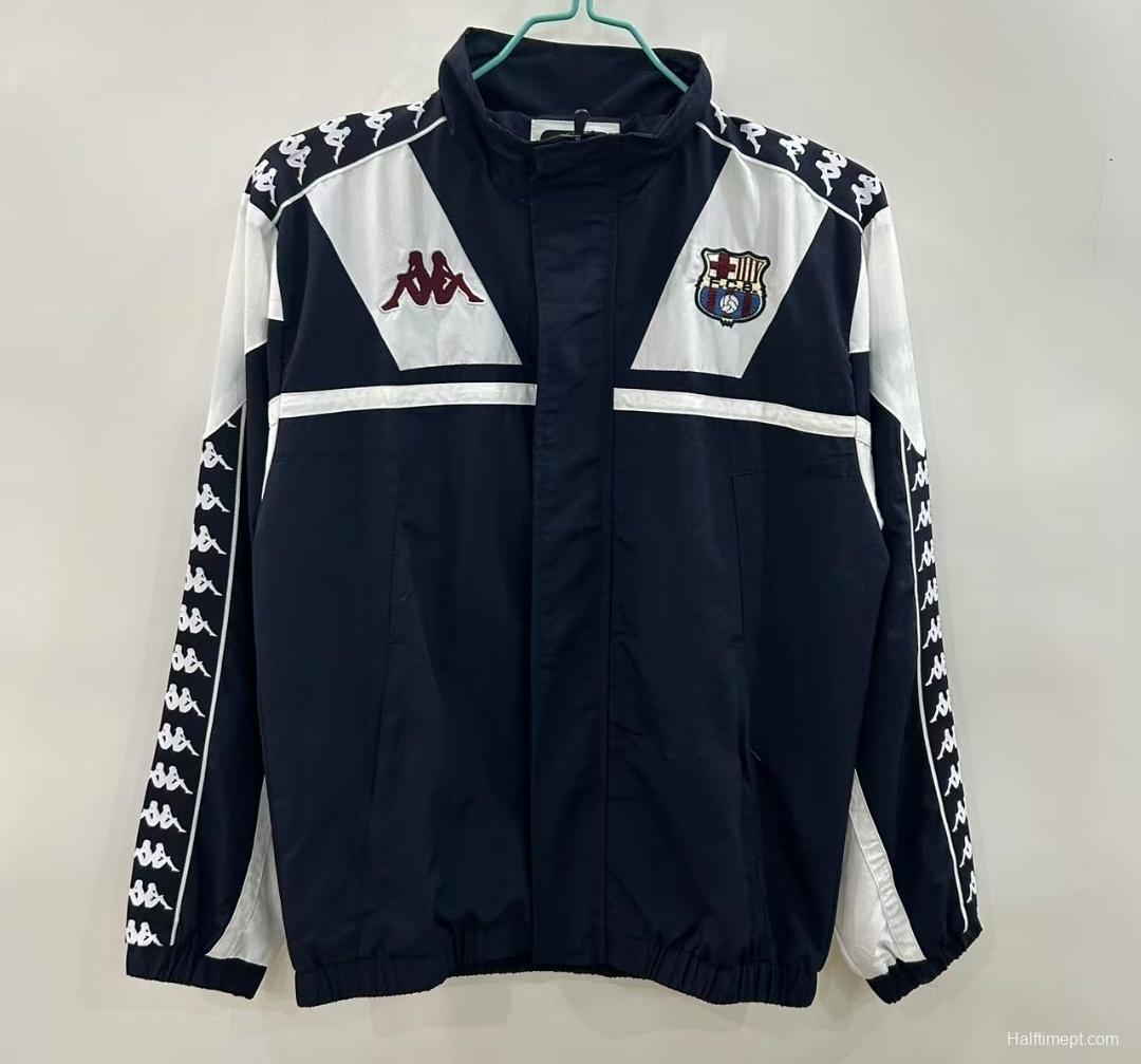 25/26 Barcelona 1967 Style Black/White Windbreaker