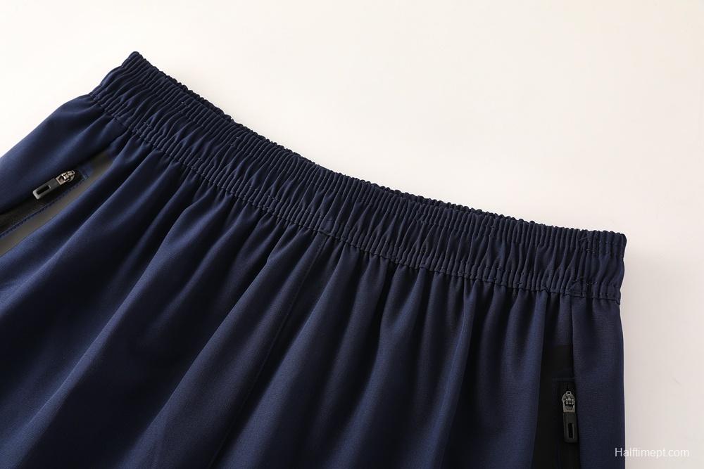 25/26 Adidas Navy Hoodie Full Zipper Jacket + Long Pants