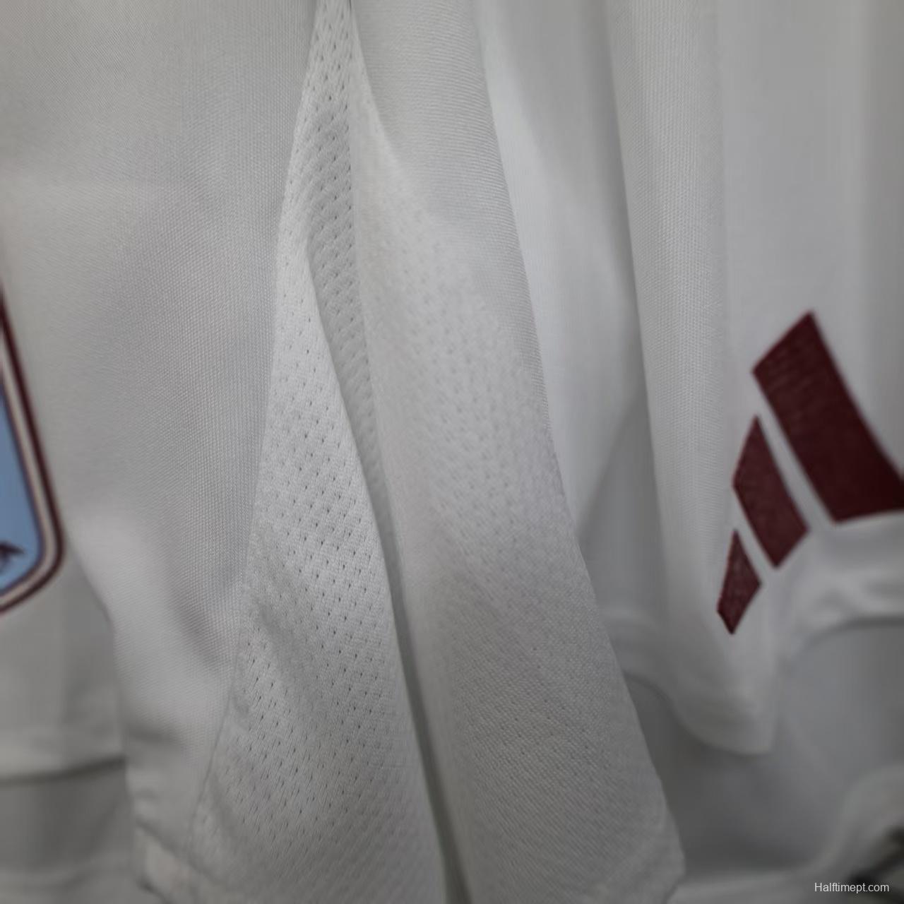 Player Version 25/26 Aston Villa White Shorts
