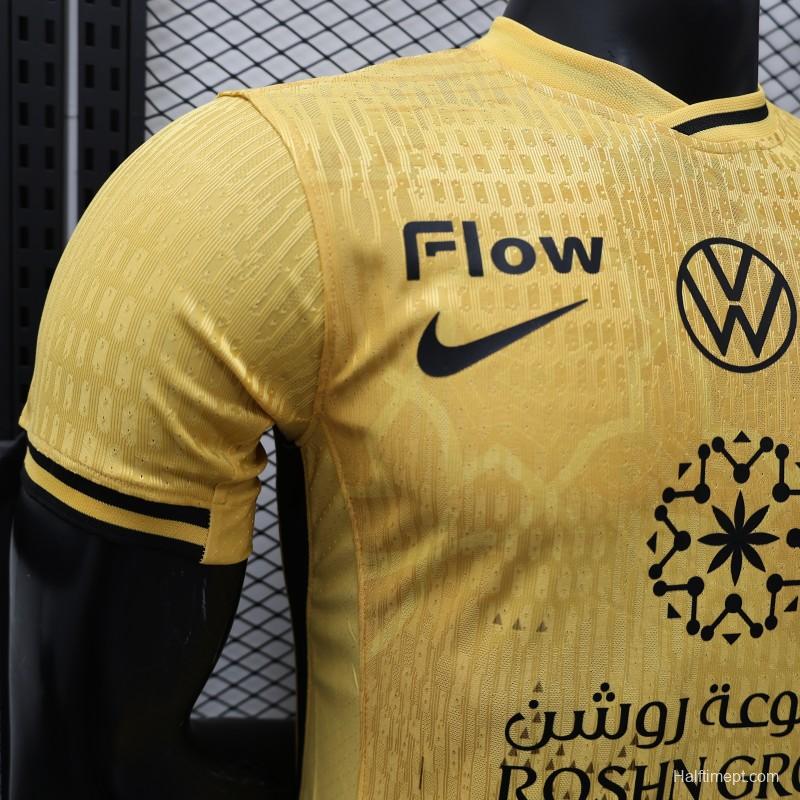 Player Version 25/26 Al-Ittihad Third Yellow Jersey