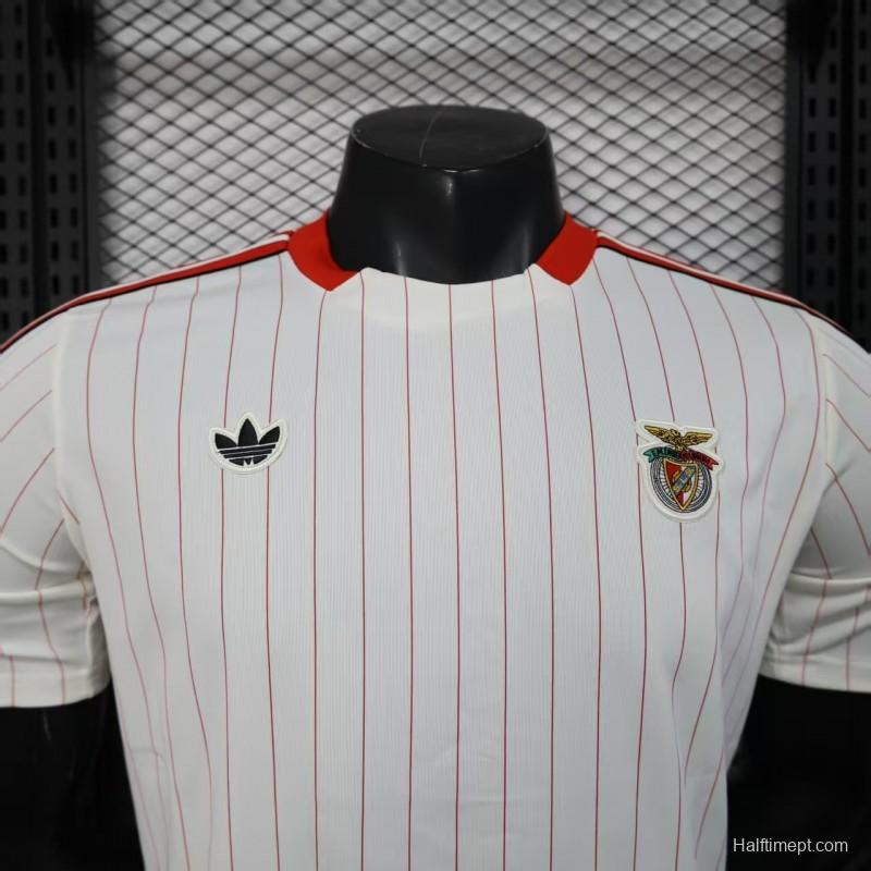 Player Version 25/26 Benfica White Casual Jersey