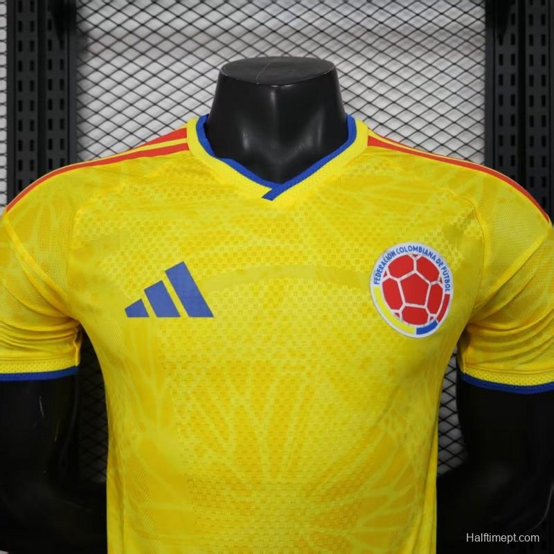 Player Version 2025 Colombia Home Jersey