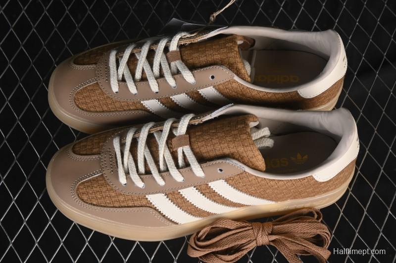 Adidas Originals Gazelle Indoor Retro Casual Slip-Resistant Wear-Resistant Low-Top Skate Shoes - JR8851