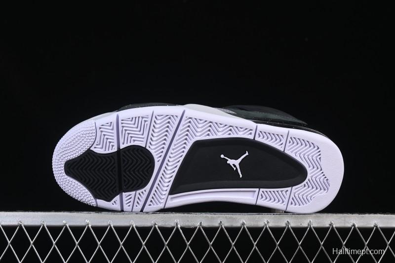 Nike Air Jordan 4 Retro Basketball Shoes with Fear Pack Design - FQ8138-002