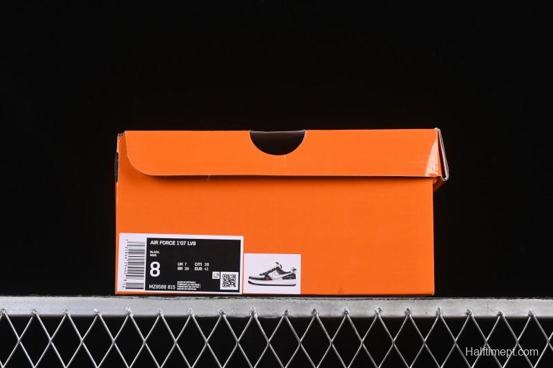 Nike Air Force 1 '07 Low LV Collaboration Denim Beige Black Stitching Casual Sneakers - MZ9588-815