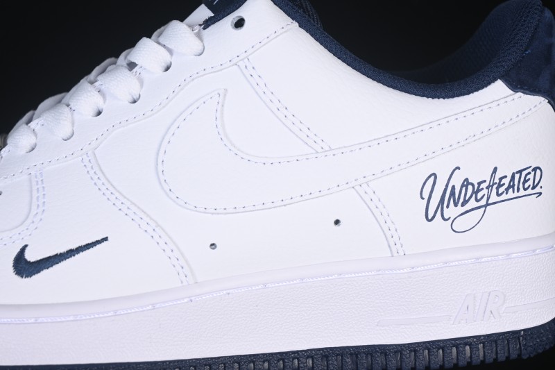 Nike Air Force 1'07 Low White Blue Casual Sneakers - ZH0316-119