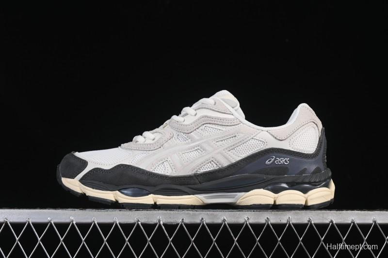 Asics Gel-NYC Retro Running Shoes with Breathable Mesh and Suede Upper - 1203A383-111