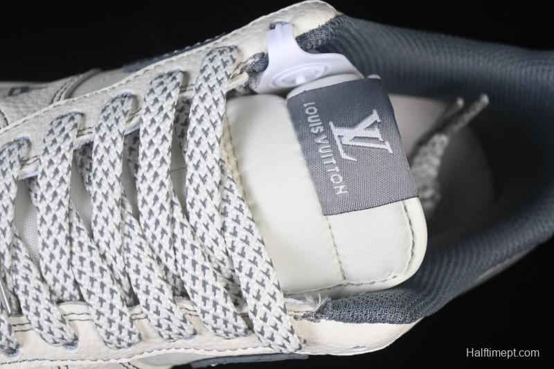 Nike Air Force 1 '07 Low LV Collaboration Beige Black Woven Label Casual Sneakers - CX5050-Y08