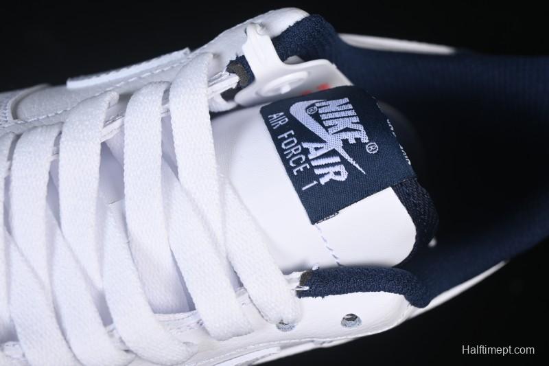 Nike Air Force 1'07 Low White Blue Casual Sneakers - ZH0316-119