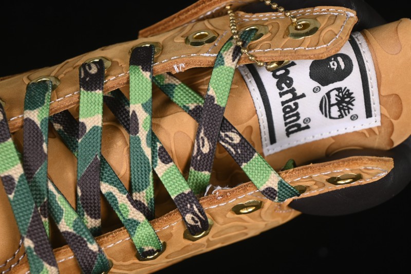 Timberland Bape Undefeated Triple Collaboration Limited Edition Waterproof Boots - TB0A1R7Y231