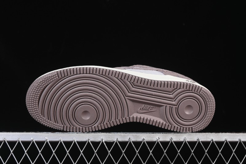 Nike Air Force 1 '07 Low Canvas Sneakers with Louis Vuitton Collaboration Design - YF9511-821