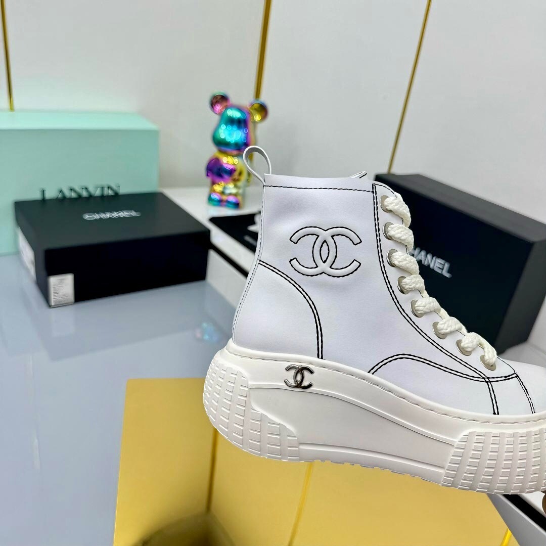 Chanel 2025 SS Short Boots Essential Fall Winter Fashion Item - LY00380