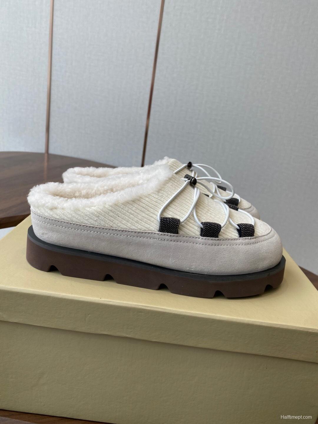 Brunello Cucinelli Open Walk Ankle Boot Winter Snow Boots - AS00300