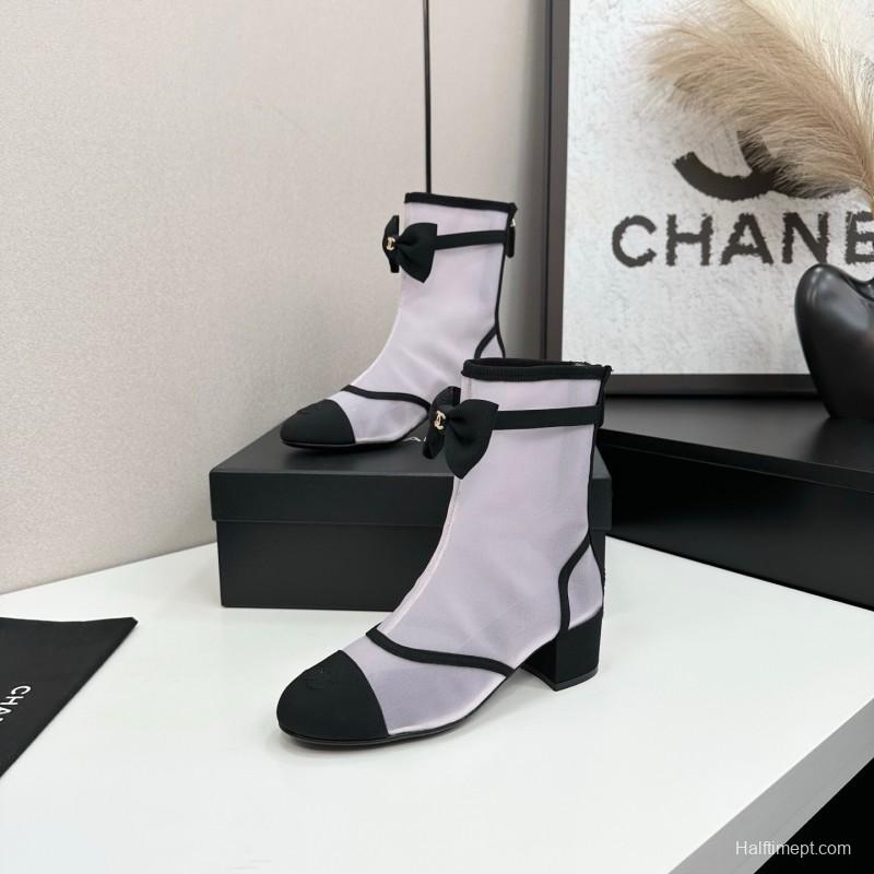 Chanel Classic Bow Ankle Boots - LY00
