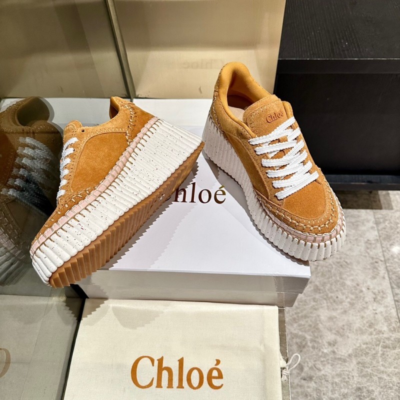 Chloe 2025/SS Hand-Stitched Casual Shoes - LY00350