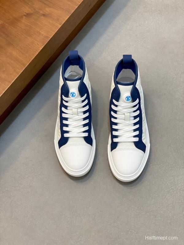 Adidas Originals Casual Sports Boots with High-End Leather Construction - KFY00460