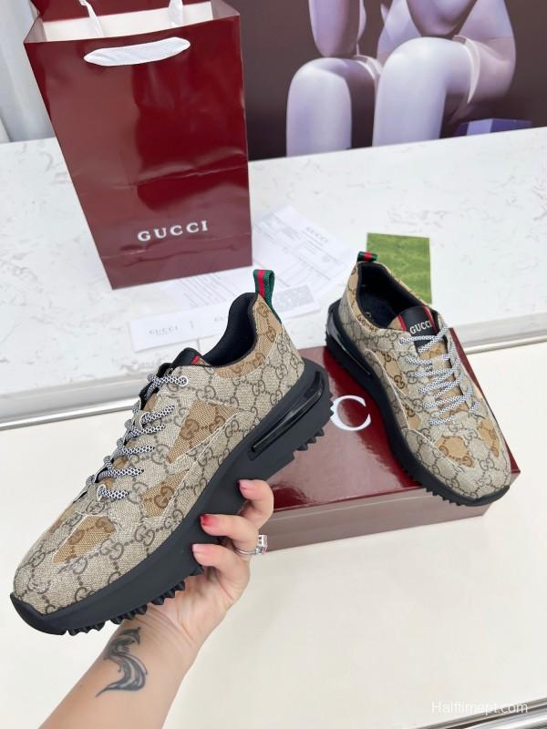 Gucci 2025/SS Series 2.0 Sneakers with Reflective Stripes and Retro Design - LY00320