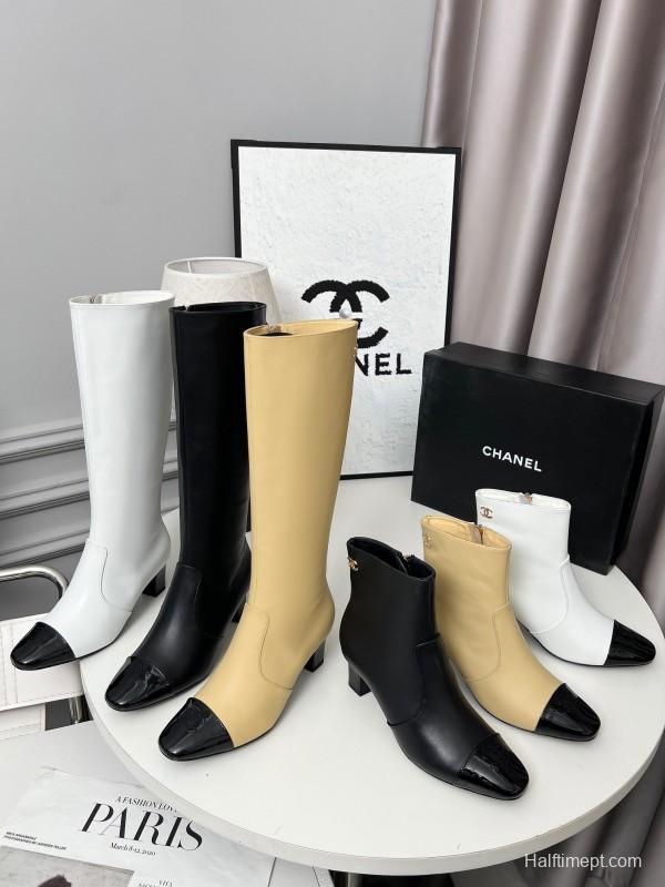 Chanel 2025/SS Double C High-Heel Fashion Boots - LY00370/LY00400