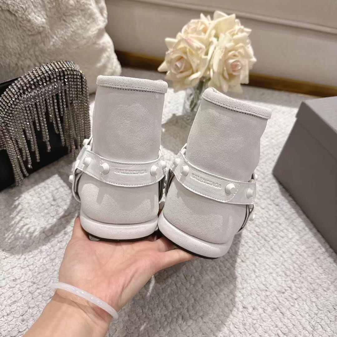 Balenciaga F022 Winter Wool Ankle Boots Snow Boots - F022