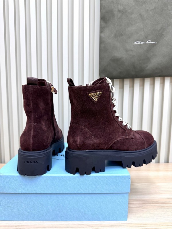 Prada 2025 SS Platform Martin Boots - LY0350