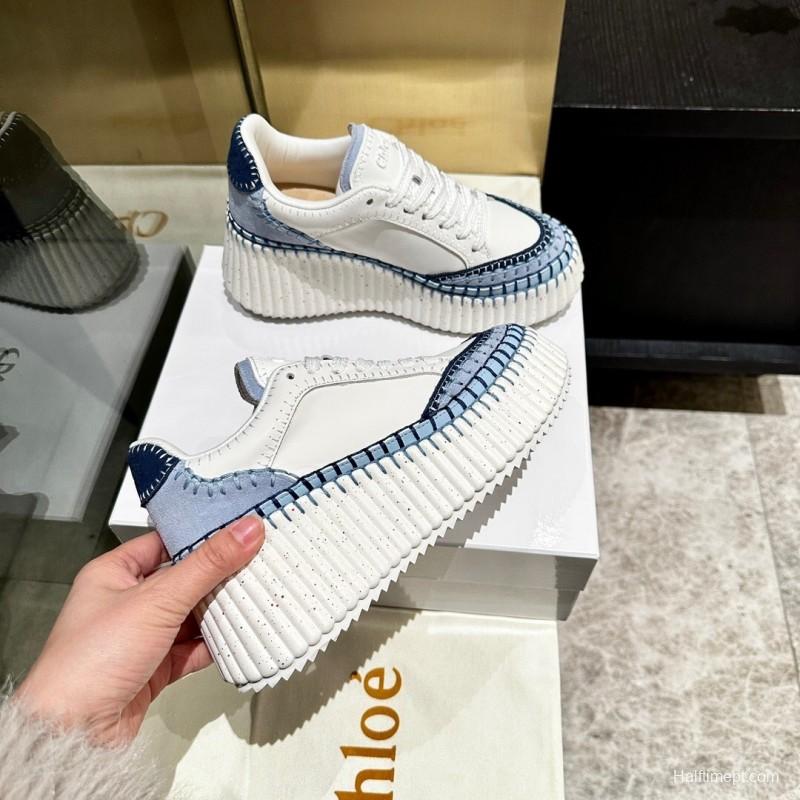 Chloe Hand-Stitched Mark Line Casual Shoes - LY00350