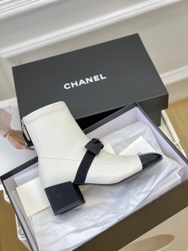 Chanel 2025 SS Bow Mary Jane Ankle Boots - LY00320