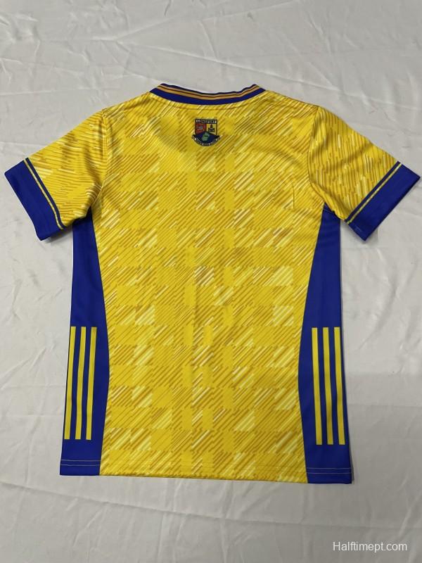 25/26 Kids Roscommon GAA Yellow and Blue Away Jersey