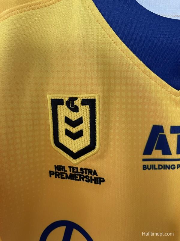 25/26 Parramatta Eels Gold with Navy Stripes Jersey