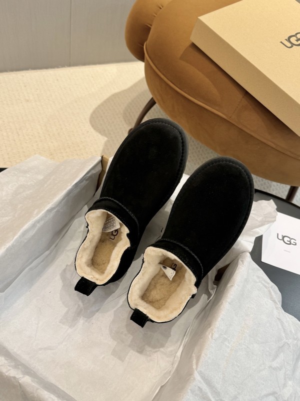 UGG 2025/SS Women's Ultra Mini Snow Boots Slip-On Wool Slippers - MJ00190