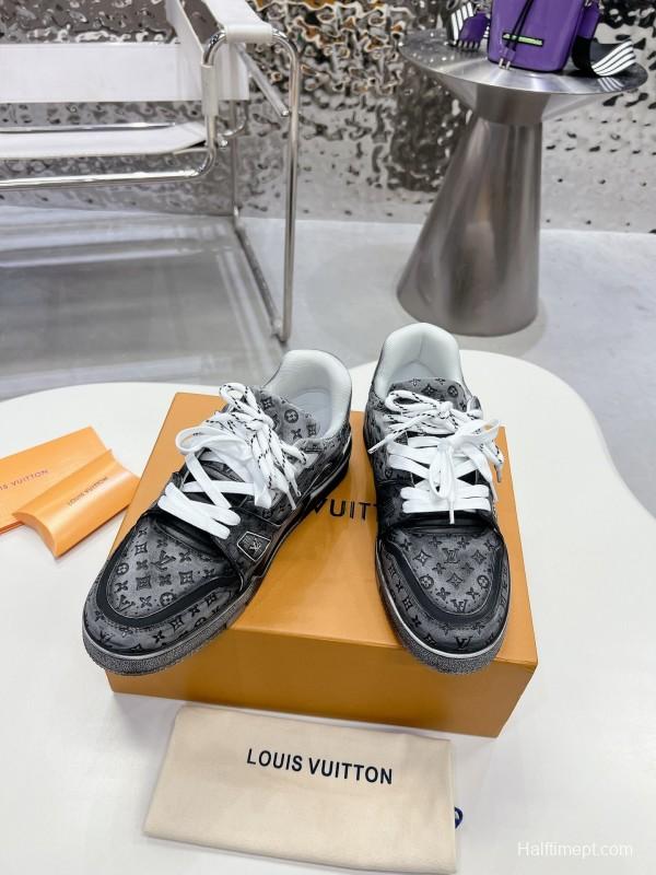 LV Trainer Basketball Series Washed Sneakers - LY00430
