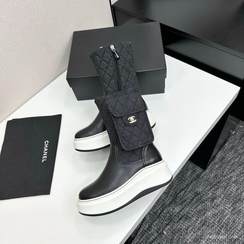 Chanel 2025 SS Short Boots Essential Autumn Winter Item - L Y00390