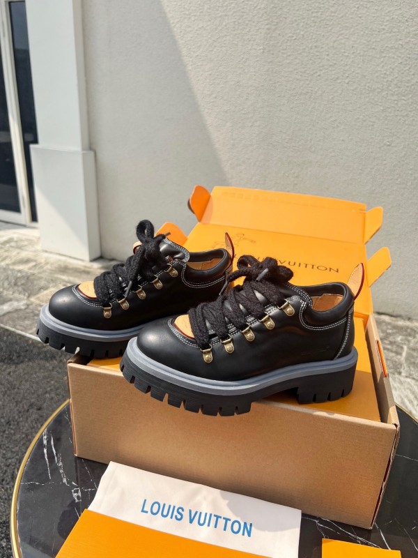 Louis Vuitton REMIX Lace-Up Derby Hiking Shoes - LY00340