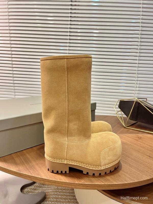 Balenciaga 2025 SS New Big Head High Heel Snow Boots - 2025SSBHB