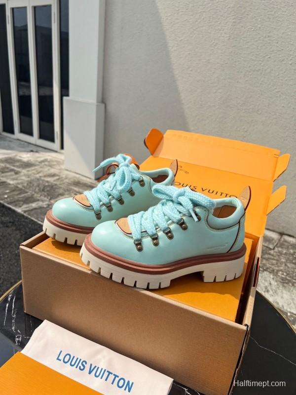 Louis Vuitton REMIX Lace-Up Derby Hiking Shoes - LY00340