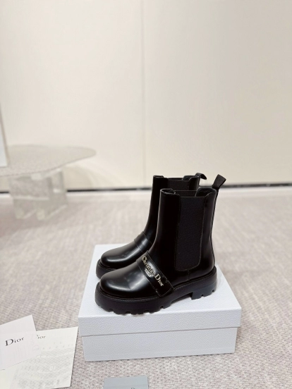 DIOR CHRONO Slip-On Motorcycle Boots - LY00340