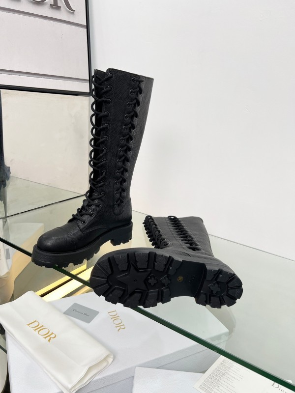 Dior 2025/SS Autumn Winter Boots Retro Work Style Internet Celebrity Boots - LY00460