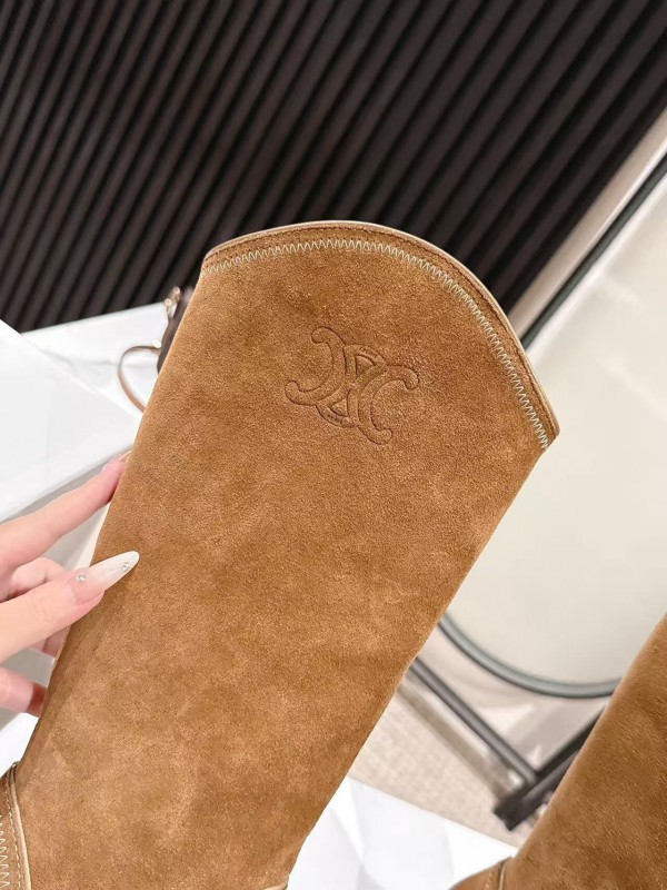 CELINE 2025/SS Fashion Boots Retro European Style Short Boots - LY00500