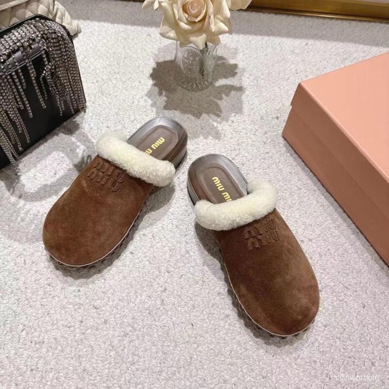 Miu Miu Cotton Shoes Sandals 2025 SS Collection - LY00260