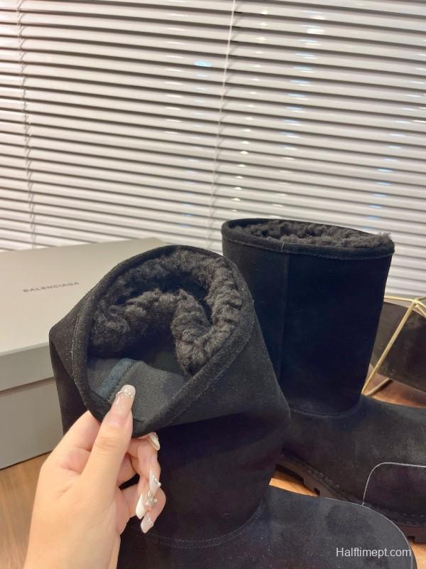 Balenciaga 2025 SS Oversized High Heel Snow Boots - AS00520