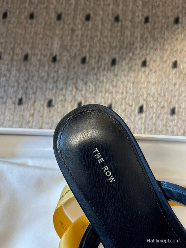 The Row 25ss Hand-Woven Bow Slippers - KFY00280