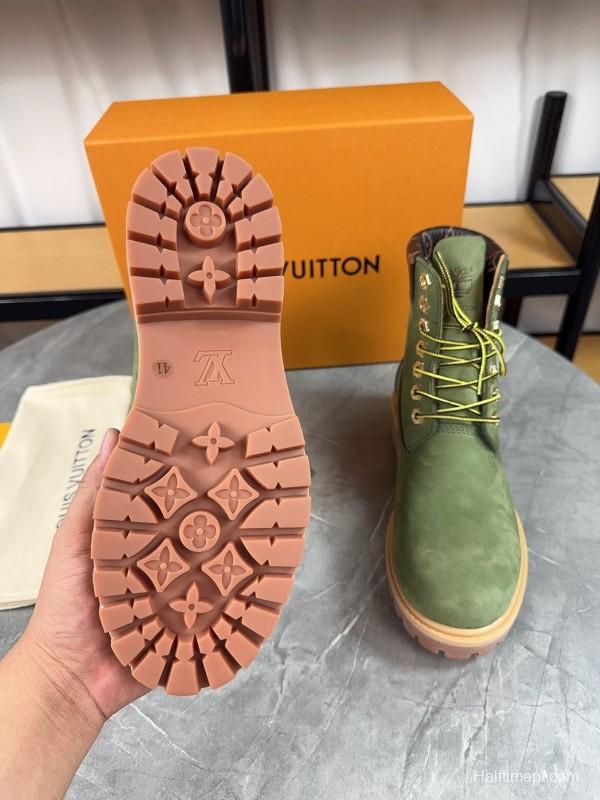 Timberland 6-Inch Monogram Ankle Boots Waterproof Suede Collaboration - LY00380