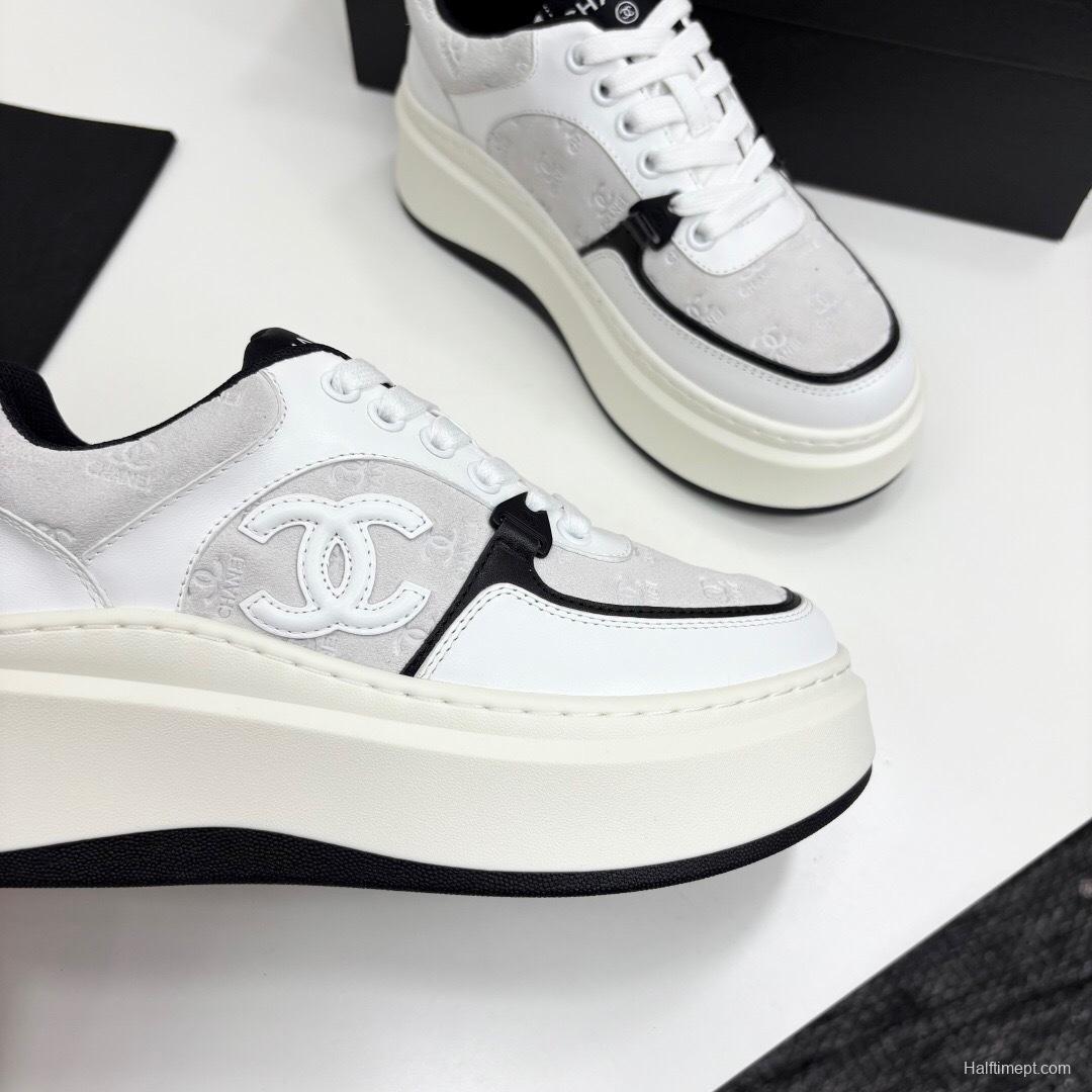 Chanel 2025 SS Panda Casual Sneakers - LY00340