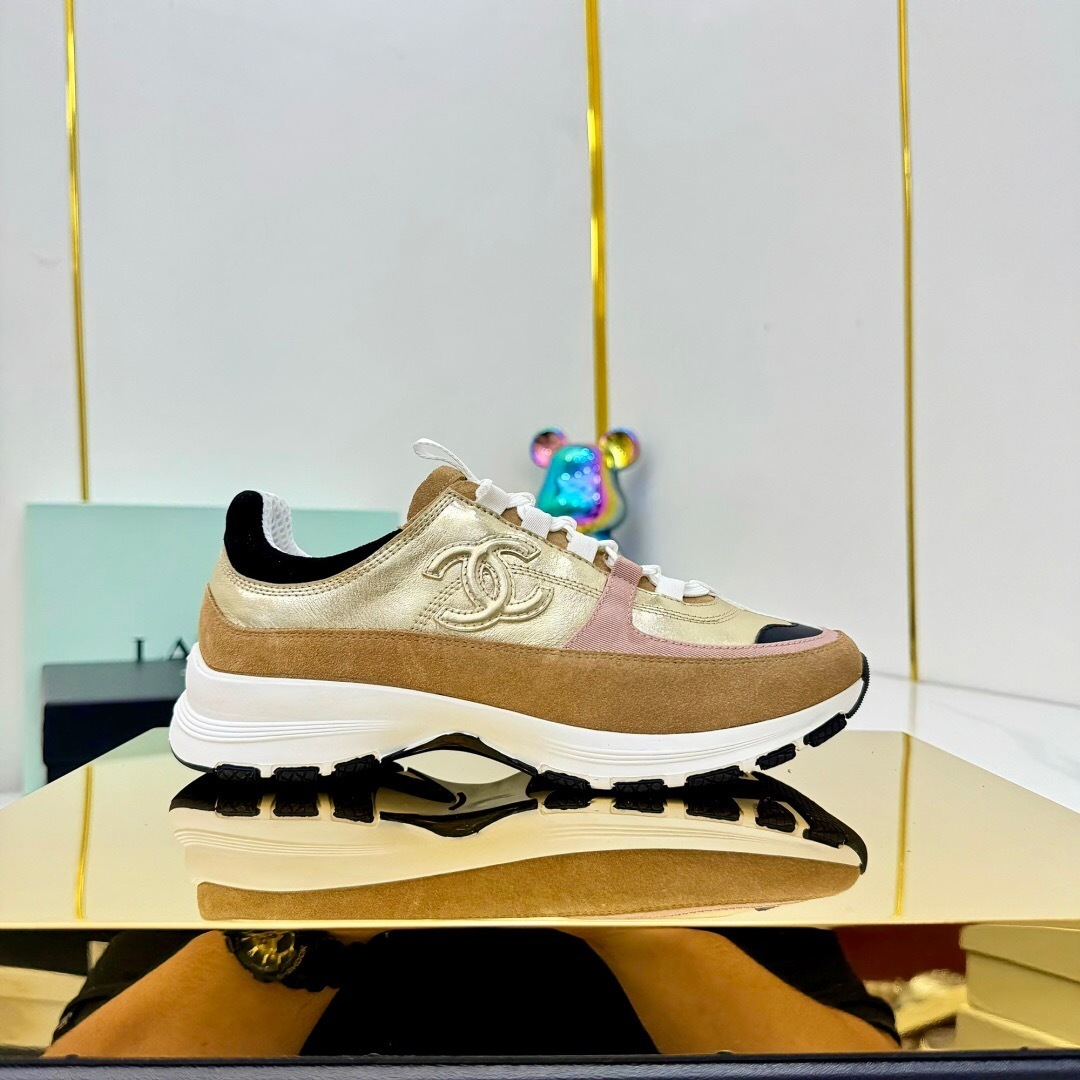 Chanel Spring/Summer 2025 Thick Sole Casual Sneakers - AS00310